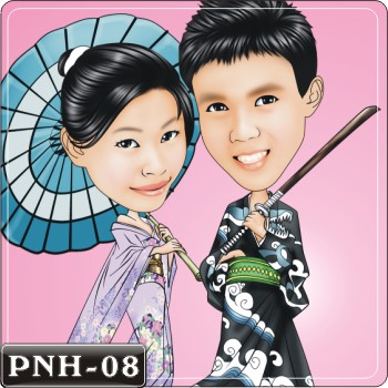 情侶雙人Q版漫畫-PNH-08